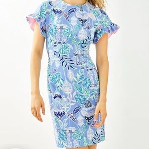 Lilly pulitzer kerstin stretch shift lapis lantern